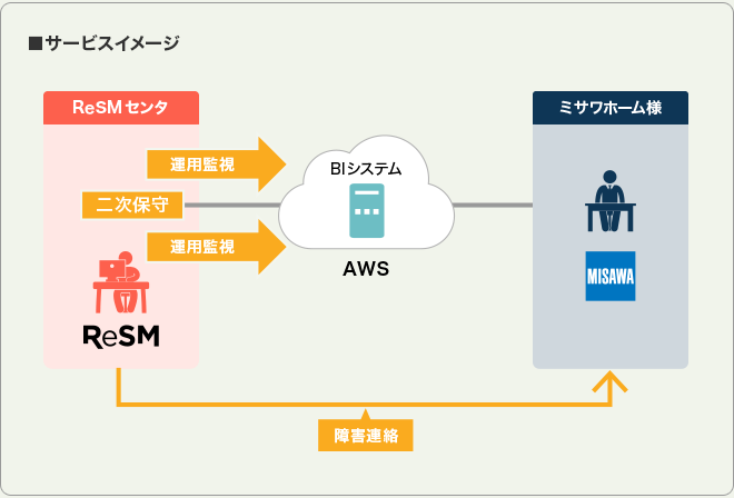 導入サービスの概要図