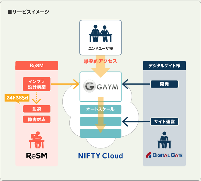 導入サービスの概要図